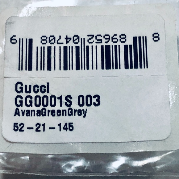 Gucci Men's Sunglasses Havana Brown w/ Green; Gray - Picture 8 of 8